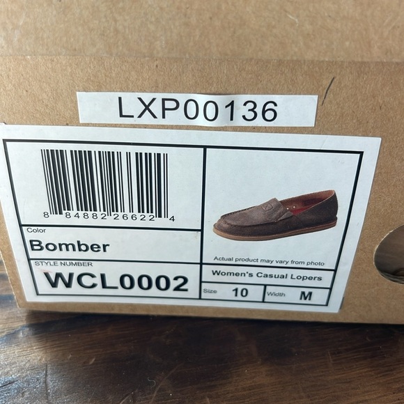 Twisted X Distressed Brown Slip-On Loafers - Picture 7 of 8